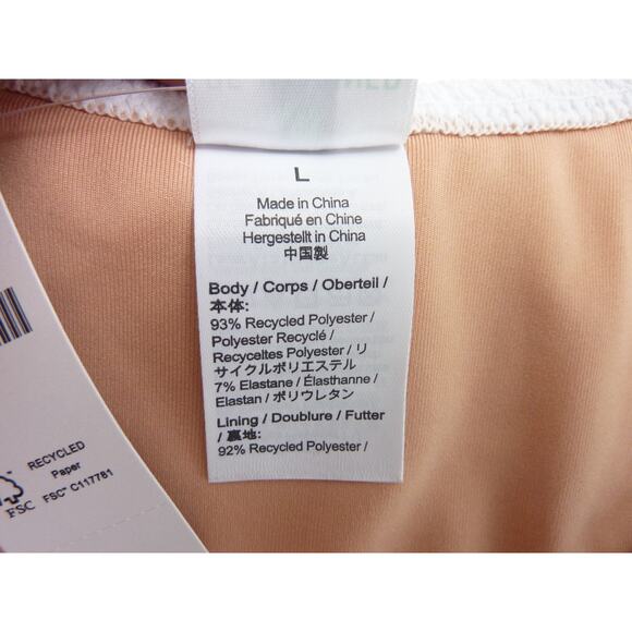 NWT J.Crew Swim Crinkle Texture Suit Bottom Size L - Picture 3 of 6